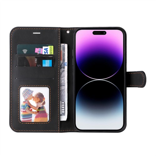 For iPhone 16E 15 14 13 12 11 XR 7 Magnetic Leather Flip Stand Card Wallet Case - Picture 24 of 24