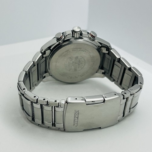 Citizen Perpetual A-T Chronograph Men's Sapphire Radio Control Watch AT4008-51E - Picture 7 of 8