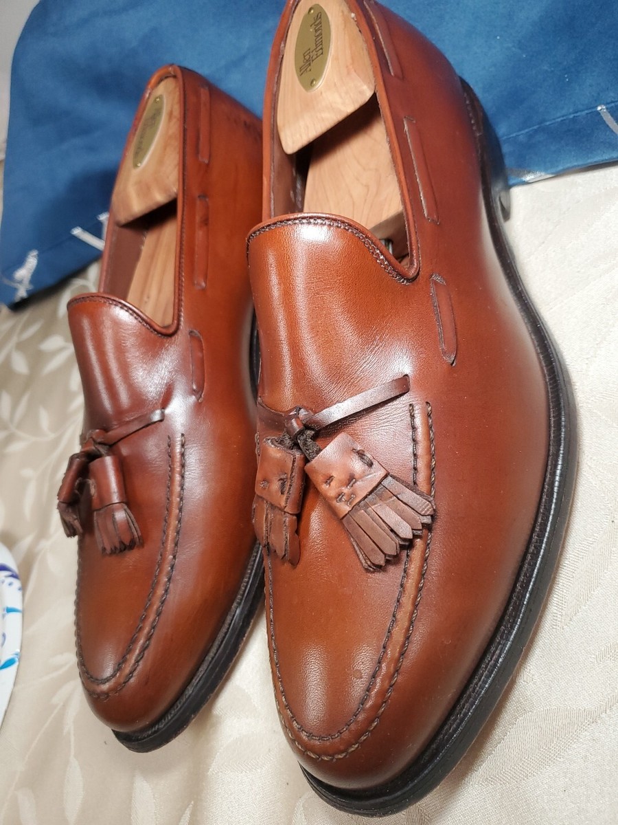 RARE!!! VINTAGE Allen Edmonds Leather Grayson Loafers Men display picture 1