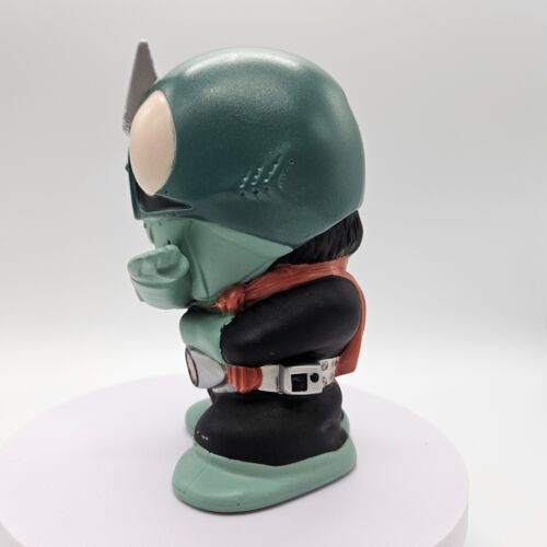 Masked Kamen Rider No.1 Old Soft Vinyl Piggy Bank Collection Coin Bank Japan - Picture 2 of 8