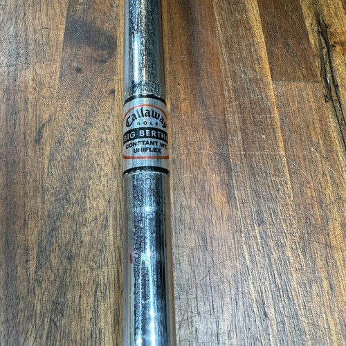 Callaway Big Bertha 4 Hierro Uniflex Constante Wt Eje de Acero Derecha - Imagen 12 de 15