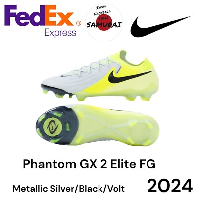 26.5 ナイキ ファントム GX 2 エリート FG FJ2559-003 NIKE Phantom GX 2 Elite FG FJ2559-003 Metallic Silver /Black