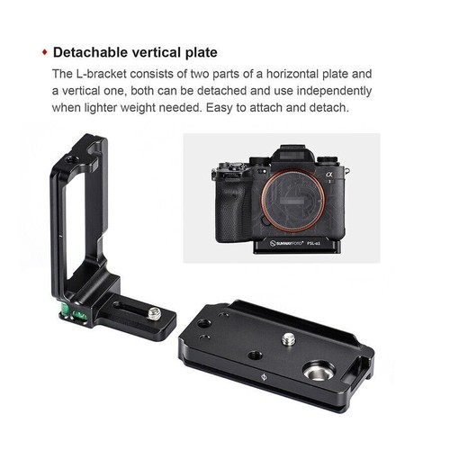Sunwayfoto L-Bracket for Sony a1 Arca Swiss / RRS Compatible Quick Releas new - Picture 1 of 9