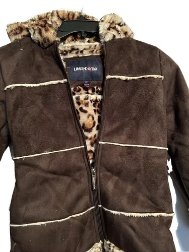 Limited Too Girls Coat, Brown, 6X - Picture 2 of 7