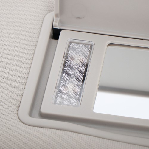 Left+Right Pair Sun Visor Gray W/Lights For 2013-2021 Dodge Ram 1500 2500 3500 - Picture 10 of 19