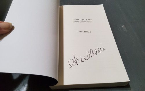 Golden Moon Shifters Howl For Me Ariel Marie Signed PB 2019 Erotic Romance - Picture 5 of 5