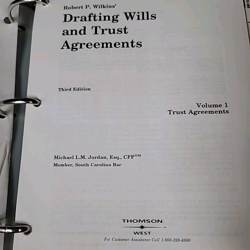 DRAFTING WILLS AND TRUST AGREEMENTS 3rd Edition Wilkins Set of 4 2004 - Picture 7 of 8