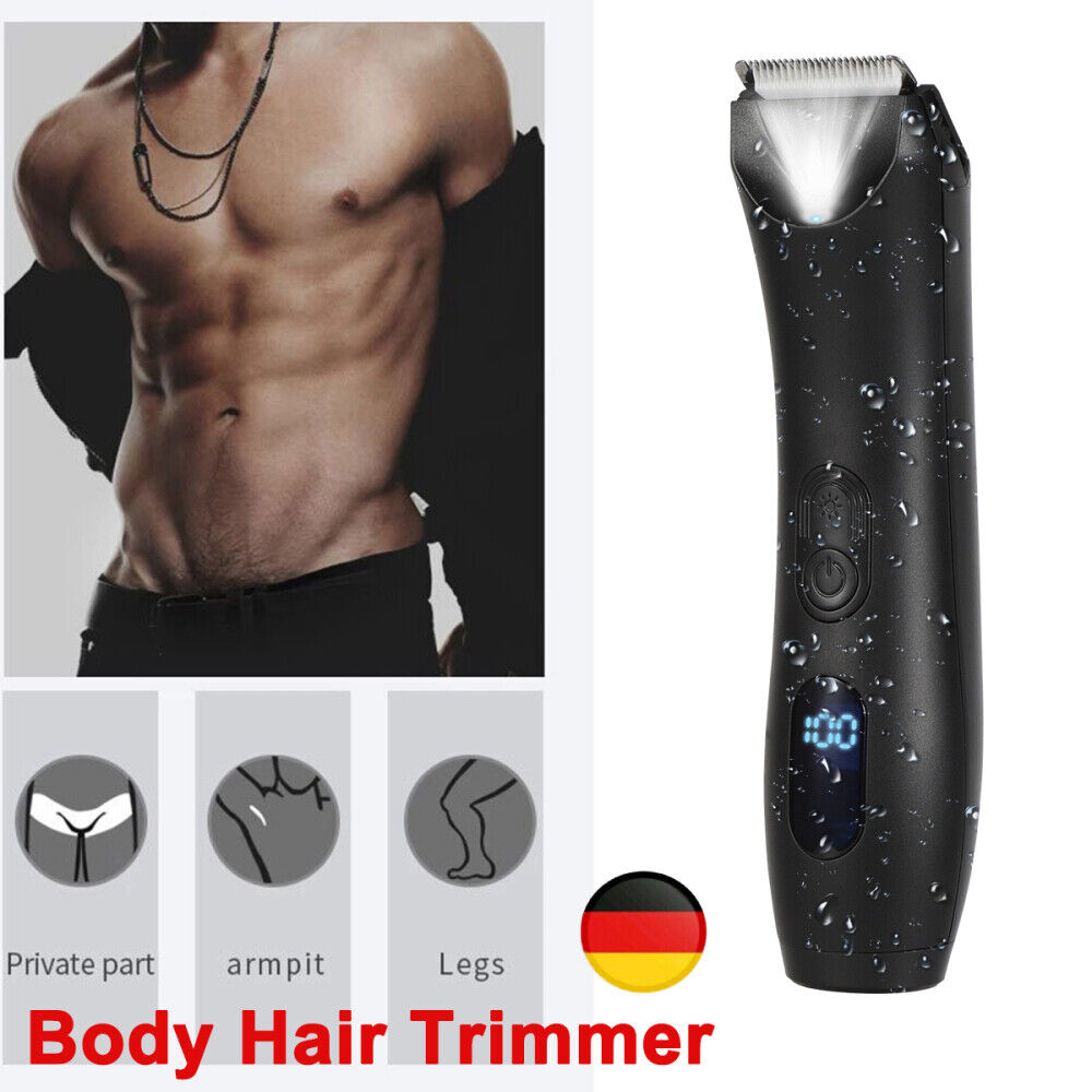 Männer Intimrasierer,Haar Rasierer Herren Körperrasierer,Balls Trimmer Geschenk