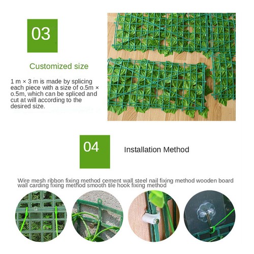Artificial Ivy Leaf Screening Trellis Hedge Garden Fence Wall Balcony Privacy UK - Picture 8 of 16