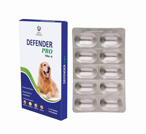 Vermifuge Medfly Healthcare Defender Pro 10 onglets pour chiens de toutes les...