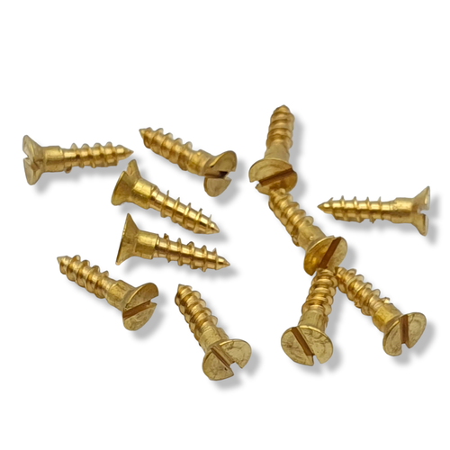 Holzschrauben Senkkopf DIN97 Senkschrauben mit Schlitz DIN 97 Messing blank Senk - Bild 306 von 356