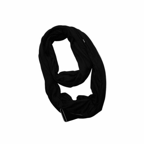 Women Convertible Infinity Scarf With Hidden Zipper Pocket Loop Travel Scarf US - Picture 7 of 16