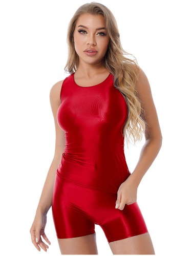 Damen Glossy Stretch Anzug Sport Yoga Gym Crop Top Athletik Shorts Leggings Sets - Bild 42 von 112