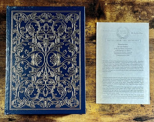Resurrection by Leo Tolstoy. Very Rare Easton Press Leather Bound Book Gorgeous! - Picture 3 of 7