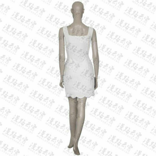Kingdom Hearts Namine weißes Kleid Cosplay Kostüm Rock ärmellose Kleider - Bild 4 von 5