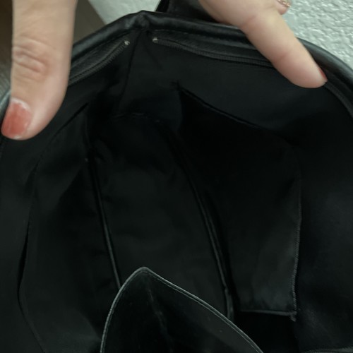 Vintage Longchamp Crossbody Bag Black Leather Shoulder Bag Purse See Photos - Picture 13 of 18