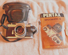 Vintage Pentax Spotmatic II 35mm Case w/Manual