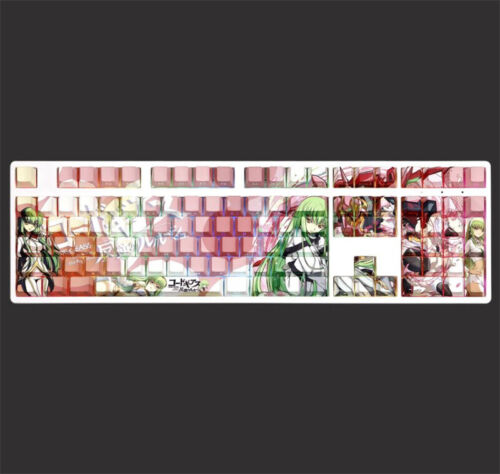 Anime Code Geass 108 Key caps RGB Keycaps For Cherry MX Mechanical Keyboard - Picture 2 of 6
