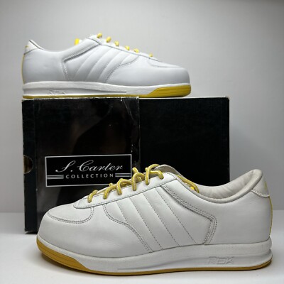 Rare Vintage Deadstock 2002 Y2k Reebok Jay Z x S Carter White/Yellow Sneakers