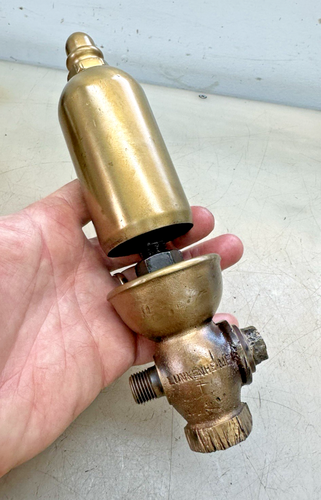 2" LUNKENHEIMER STEAM WHISTLE STEAMPUNK BRASS NICE SHAPE (Missing Valve Parts) - Picture 2 of 21