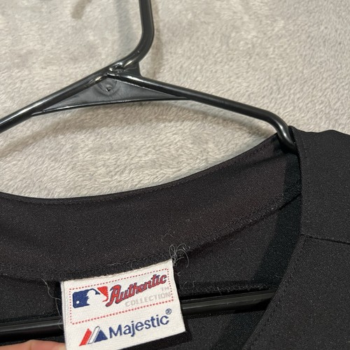Miami Marlins Baseball Jersey Mens Large Black Majestic MLB Authentic - Picture 4 of 9