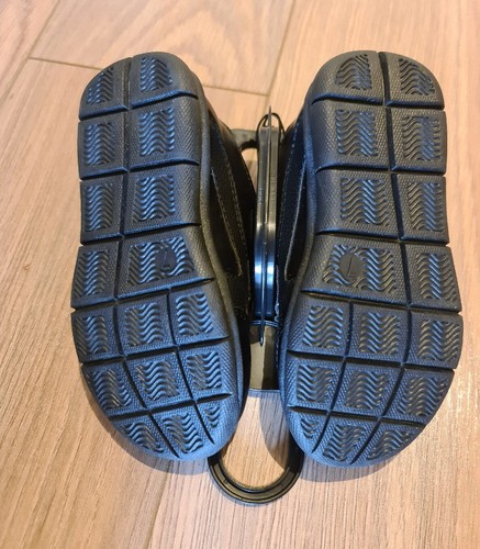 Tu Novelty School Shoes Kids Black Trainers Twin Strap Junior Children Size 7 - Picture 6 of 7