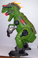 14" Exosaur Walking Robotic Dinosaur Adventure Force Ultra Missing Tail Video 