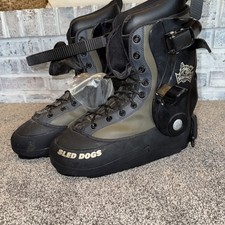 Sled Dogs Ski Boots Black, Dark Green Size 10