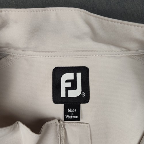 Footjoy Jacket Mens Extra Large White Golf FJ Tour Performance Windbreaker Wind - Picture 7 of 11