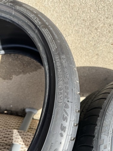 Michelin Pilot Sport Radial AS 3 Plus 285/30R20 Tire - Picture 2 of 3