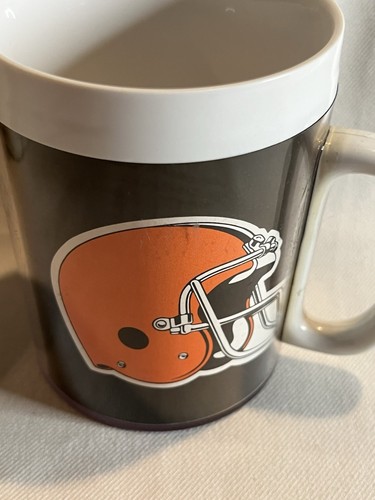 Thermo Serve Cleveland Browns Plastic Coffee Mug 10 oz Tea Cup - Picture 3 of 10