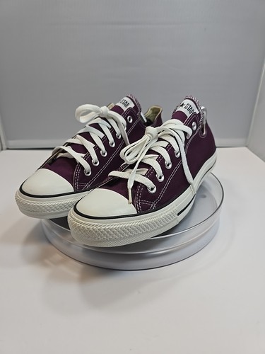 PARA HOMBRES TALLA 11 Converse Chuck Taylor All Star Zapatos de caña baja Tenis 125816F Granate - Imagen 5 de 11