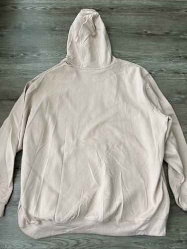 Carhartt Loose Fit Logo Sleeve Graphic Hoodie Mens 2XL Pink Fleece Pullover New - Picture 11 of 14