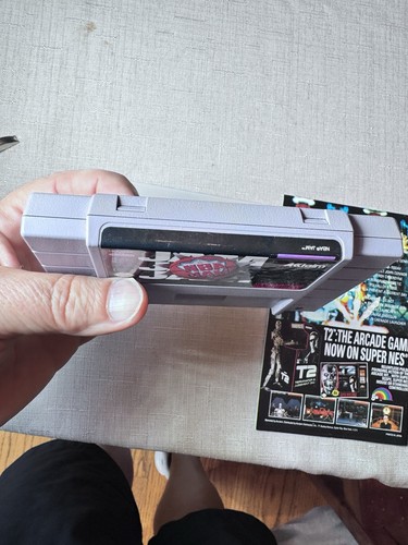 NBA Jam (Super Nintendo SNES 1994) - Game, Manual and Dust Cover - Picture 4 of 19