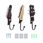 1 Set Guitar Shape Wall Hangers Nordic Style Wall Storage Hooks Wall Hanging