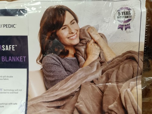 SensorPEDIC Soft warming Blanket, Soft Grey, FULL Size - Picture 6 of 10