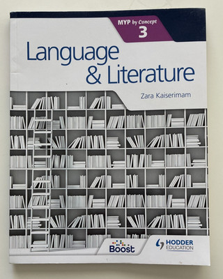 Language Literature IB MYP 3 By Concept Kaiserimam De Castro Hodder Textbook