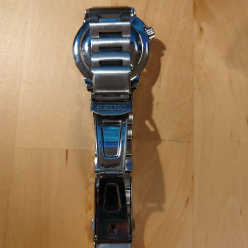SEIKO Black Monster 7S26-0350 Men's Automatic 200m Diver Stainless Steel Analog - Picture 9 of 24