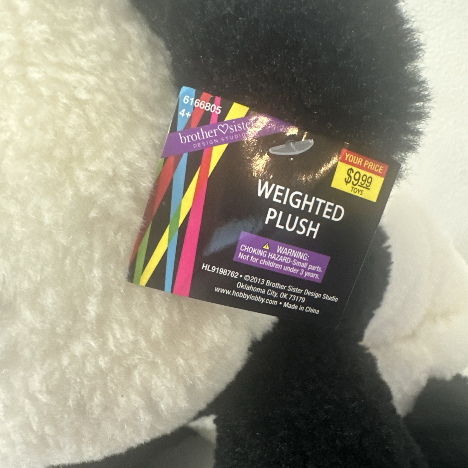 Weighted Plush Panda Bear Weighted Stuffed Animal 3lb 17"