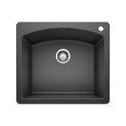Blanco 440210 Diamond Single Bowl Silgranit II: Anthracite Drop In Kitchen Sink