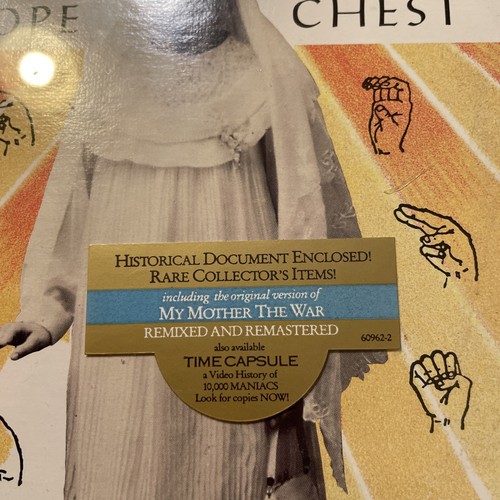 10,000 MANIACS SEALED LONGBOX CD Collectors Document, New Old Stock Factory Seal - Picture 3 of 12