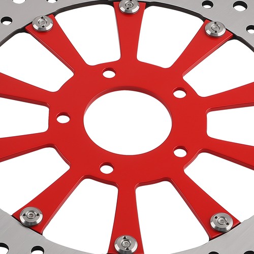 Front Brake Rotor 299mm for Harley-Davidson Electra Glide Touring 2008-2021 Red - Foto 14 di 15