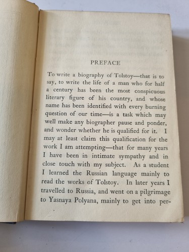 Count L. N. Tolstoy His Life and Work by Charles Sarolea, c1900, Nelson Vintage - Imagen 9 de 11