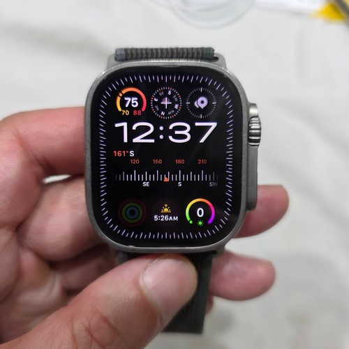 Apple Watch Ultra 2 49mm Titanium Case with Trail Loop - GPS + Cellular - Fast S - Photo 2 sur 10
