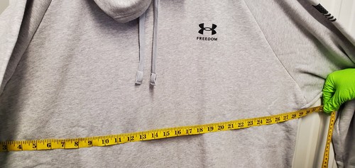 Under Armour Herren Freedom Flag Hoodie grau 5XL neu mit Etikett & KOSTENLOSER Versand - Bild 9 von 9