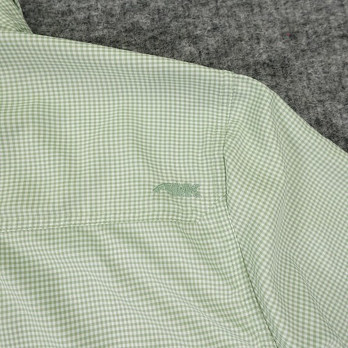 Mountian Khakis Shirt Mens Medium Green Check Polyester Lightweight Outdoors - Picture 5 of 12
