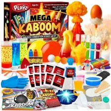 Mega Kaboom! 150+ Explosive Science Experiments Kit for Kids Age 8-12 with 75...