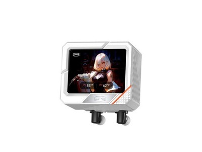CPS GT240 ARGB Display AIO CPU Liquid Cooler, 240mm Radiator, 280W TDP, PCCOOLER