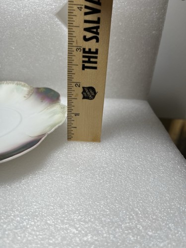 RS Prussia Vintage Peach/Pink/Green Roses metallic Teacup/saucer/EUC Stunning! - Picture 16 of 16