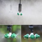 2pcs Wide Coverage Fogger Sprayer Set for Effective Garden Humidification